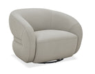JnmFurniture.com Lounge Chair Orbit Swivel Chair in Khaki