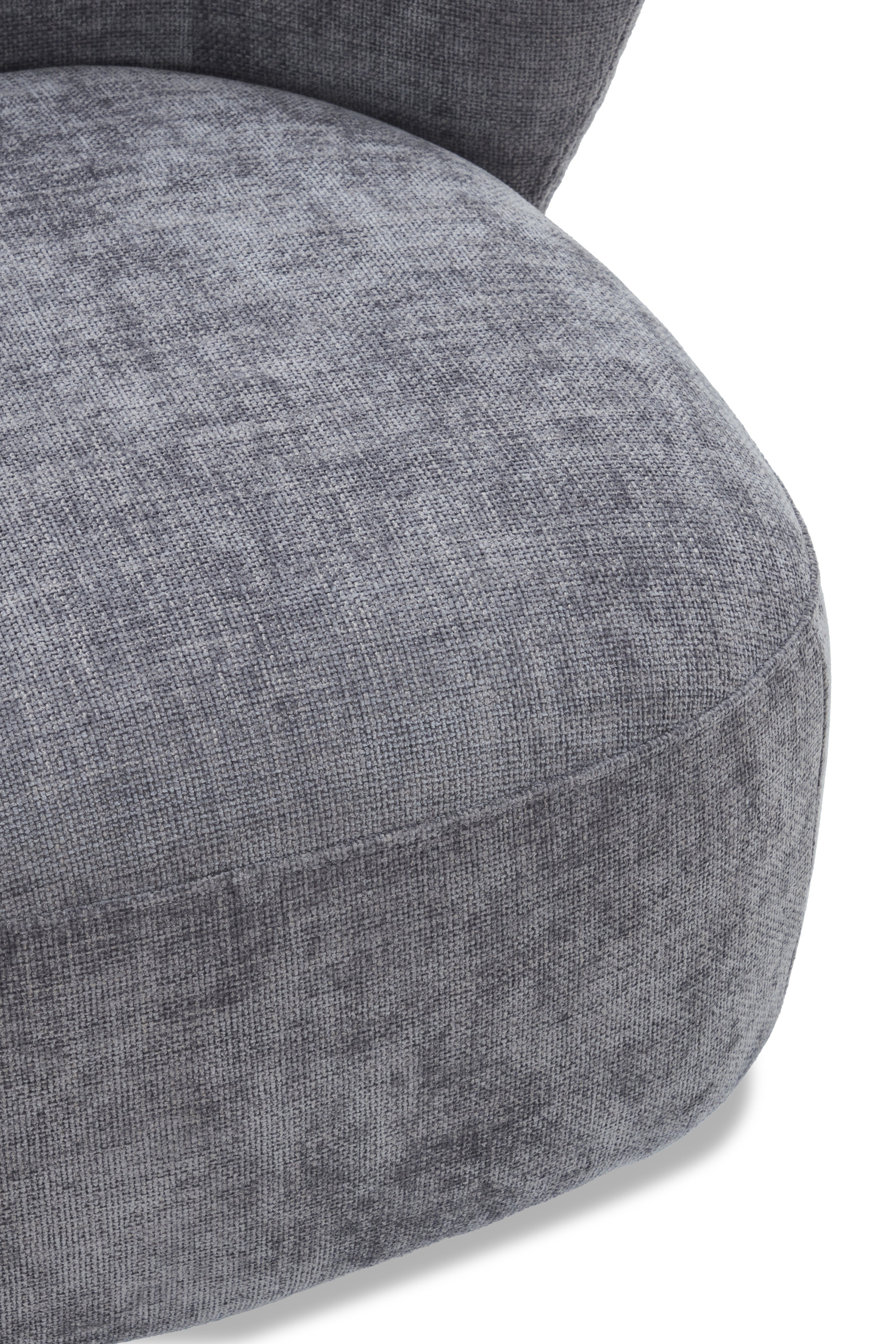 JnmFurniture.com Lounge Chair Zola Swivel Chair in Charcoal