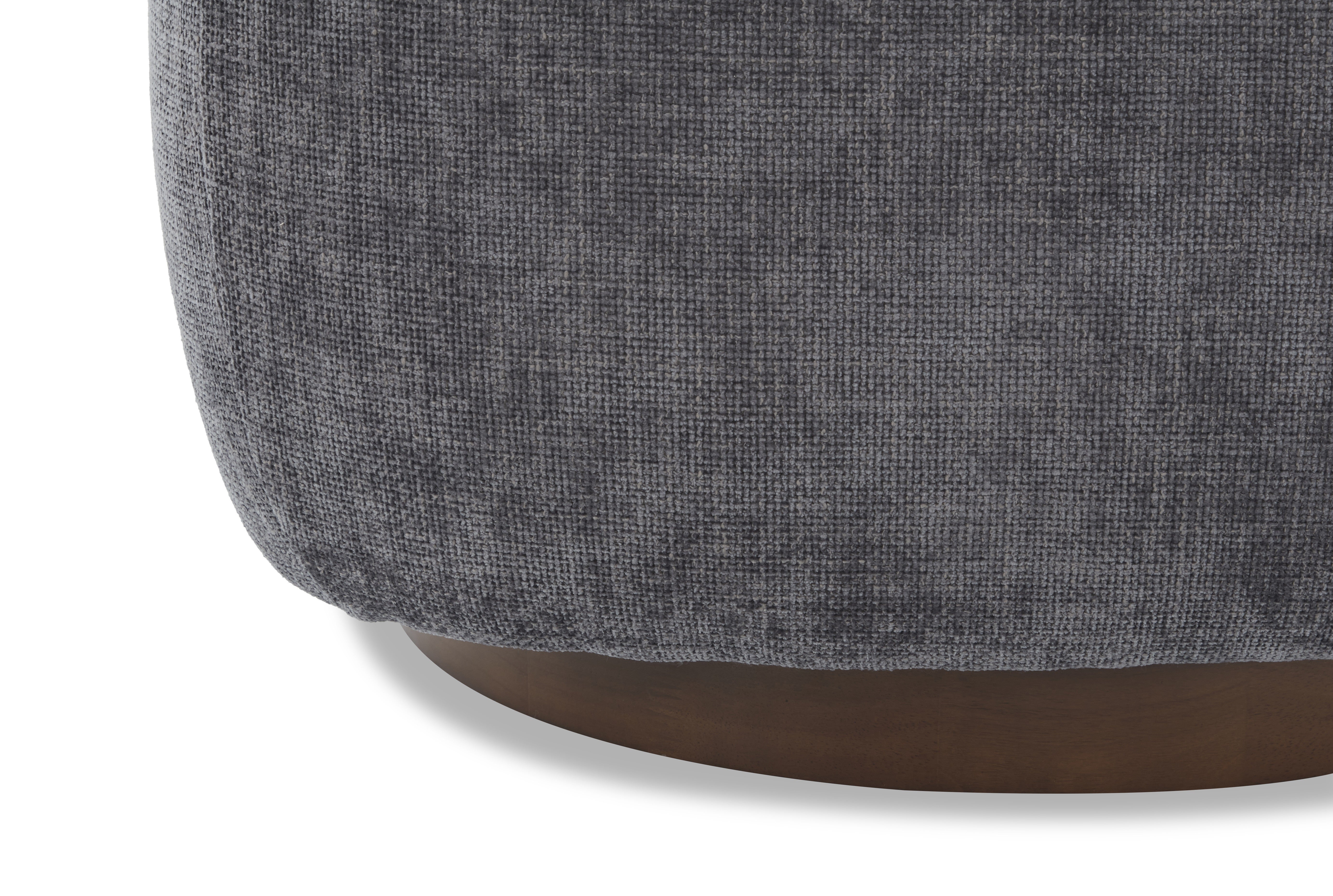 JnmFurniture.com Lounge Chair Zola Swivel Chair in Charcoal