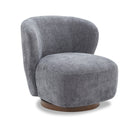 JnmFurniture.com Lounge Chair Zola Swivel Chair in Charcoal