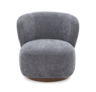 JnmFurniture.com Lounge Chair Zola Swivel Chair in Charcoal