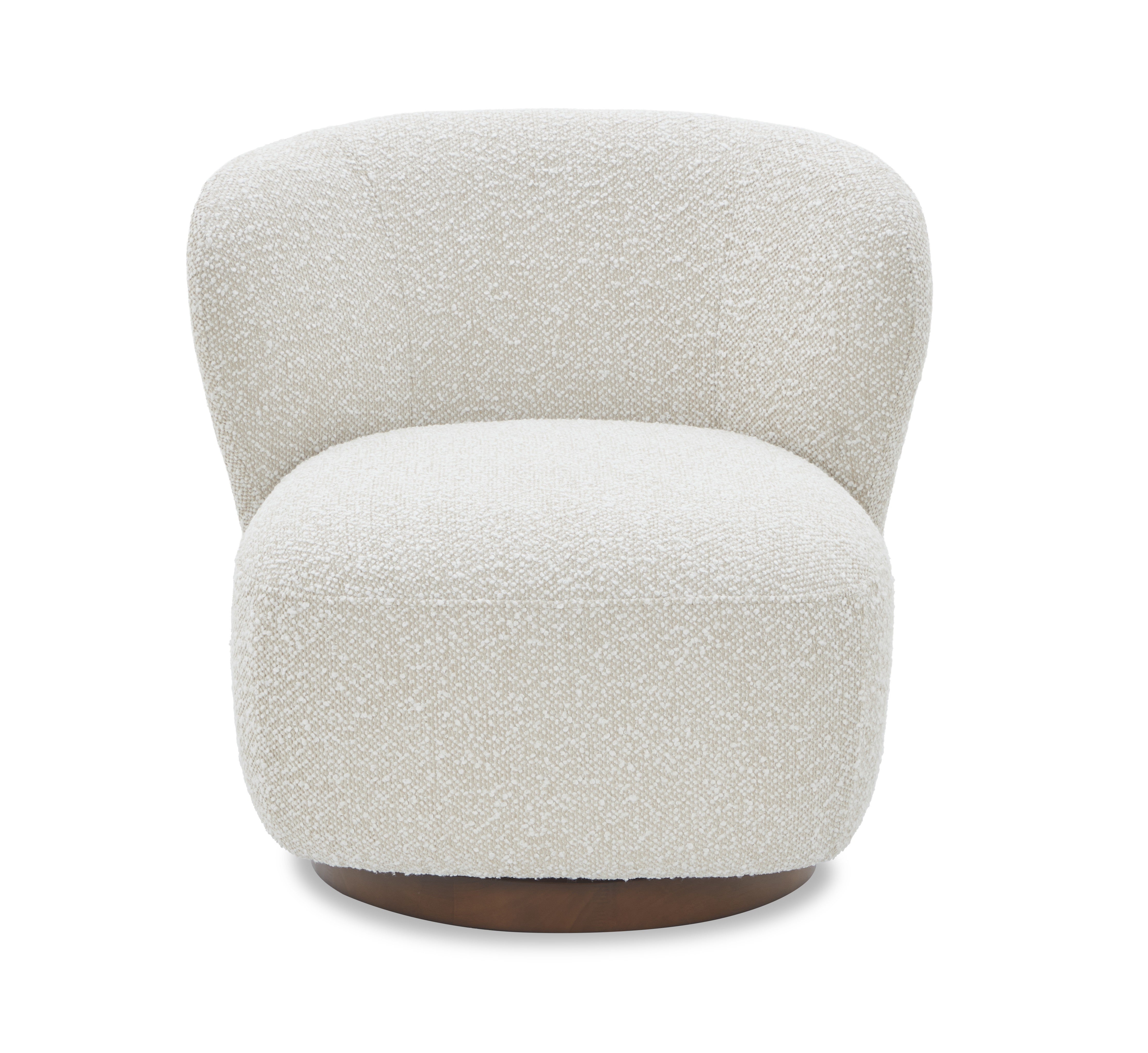 JnmFurniture.com Lounge Chair Zola Swivel Chair in Pearl