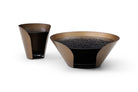 JnmFurniture.com Occasional Tables Vanta Coffee Table | Modern Glass Coffee Table with Bronze Base