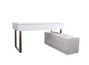 KD12 Modern Office Desk in White | J&M Furniture