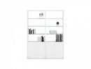 Linea Expandable Modern Bookcase with Glass Shelves 5802 | BDI Furniture