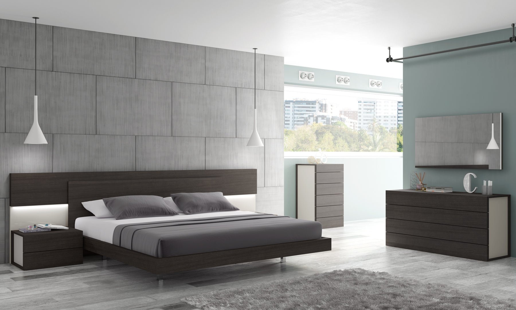 Maia Modern Bed | J&M Furniture - Canal Furniture