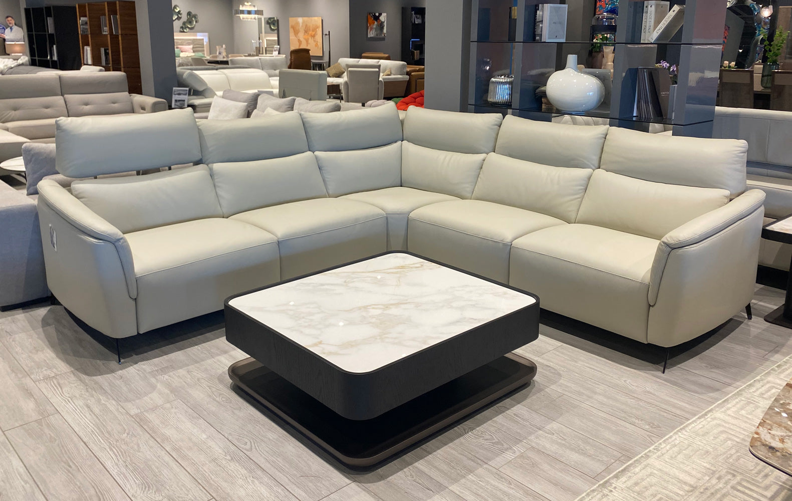 Mark Reclining Sectional | Max Divani - Canal Furniture