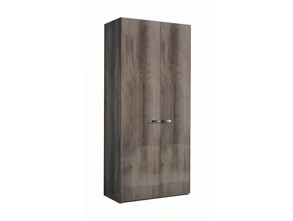 Matera Wardrobe in Surfaced Oak Finish | Alf Italia - Canal Furniture
