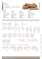 Max Divani Couches & Sofa Emu Sectional Sofa in Caramel | Max Divani (Special Order)