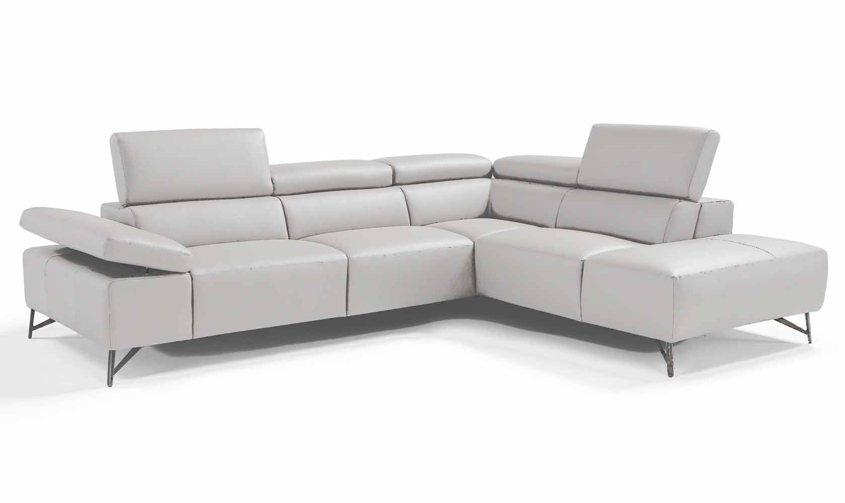 Zar Sectional Sofa in Light Grey | Max Divani (Special Order