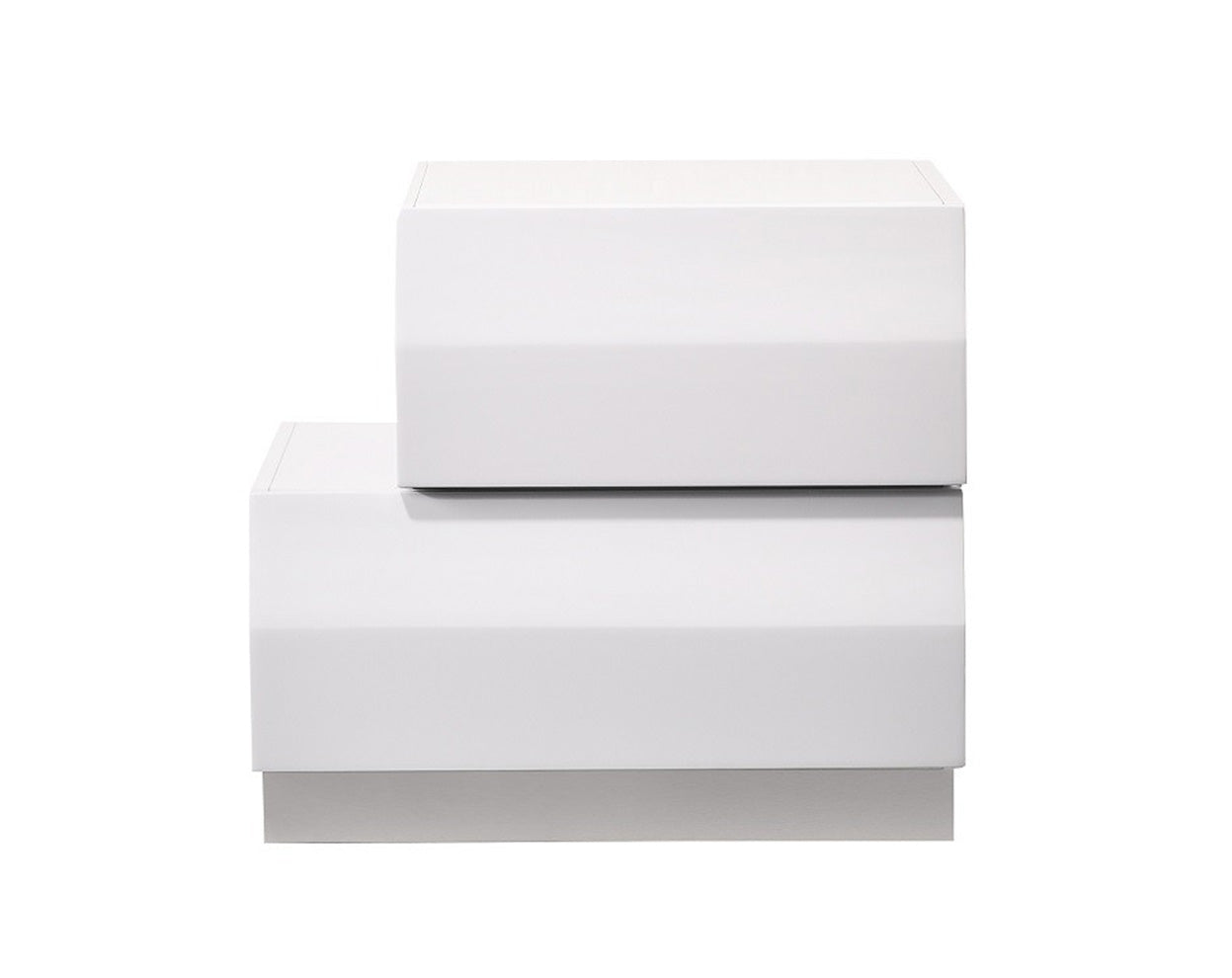 Milan Nightstand in White - Canal Furniture