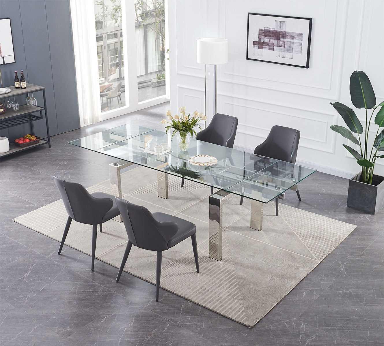 Moda Extension Dining Table | J&M Furniture - Canal Furniture