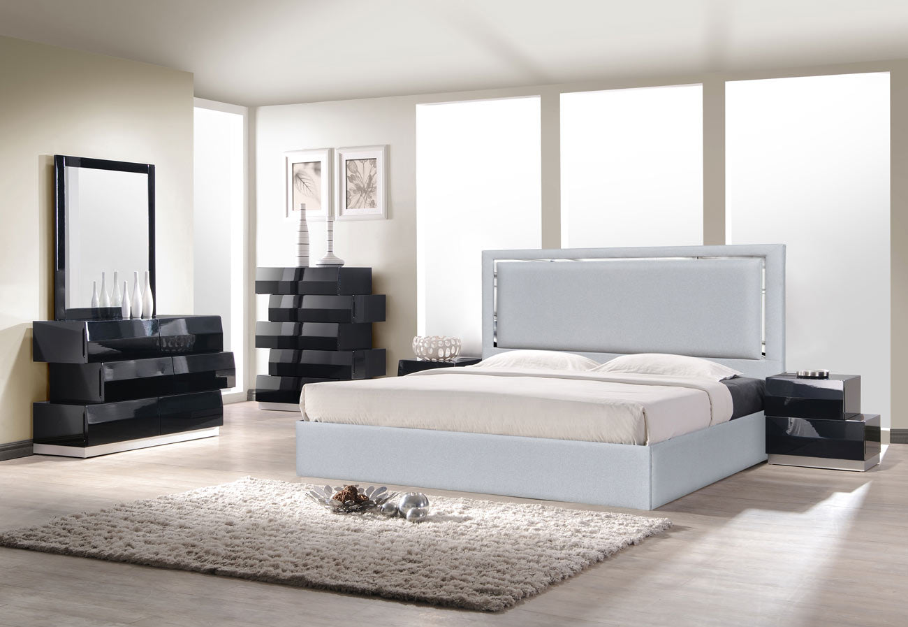 Monet Bed in Silver Grey - Canal Furniture