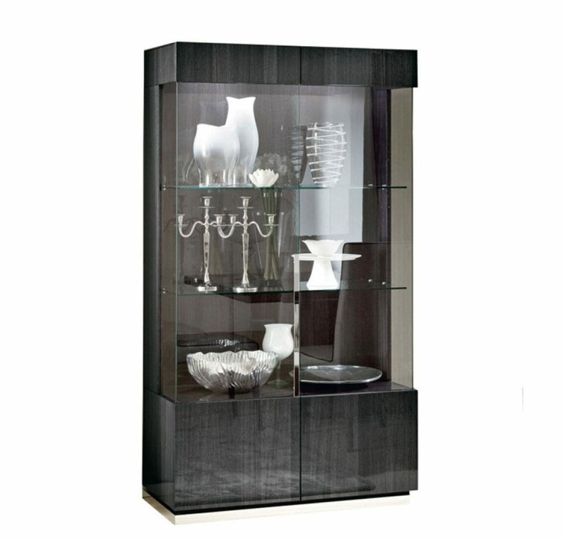 Montecarlo 2-Door Curio - Canal Furniture