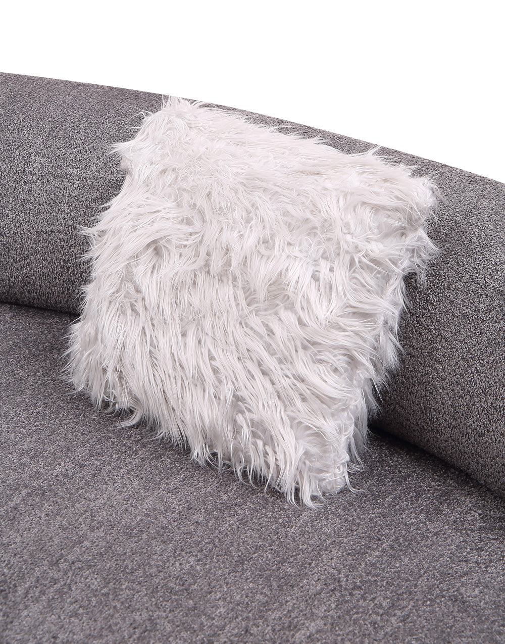 Moon Fabric Sectional in Dark Grey | J&M Furniture - Canal Furniture