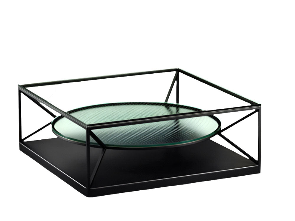 Nimbus Cocktail Glass Top Table 2094 | Elite Modern - Canal Furniture