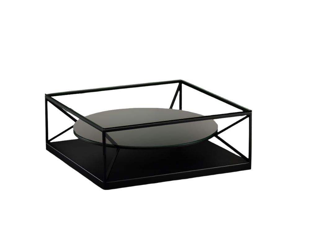 Nimbus Cocktail Glass Top Table 2094 | Elite Modern - Canal Furniture