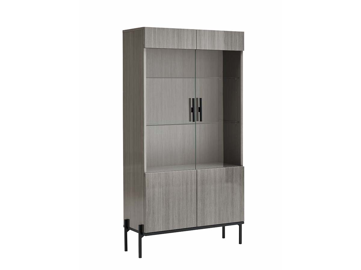 Novecento 2 Door Curio - Canal Furniture