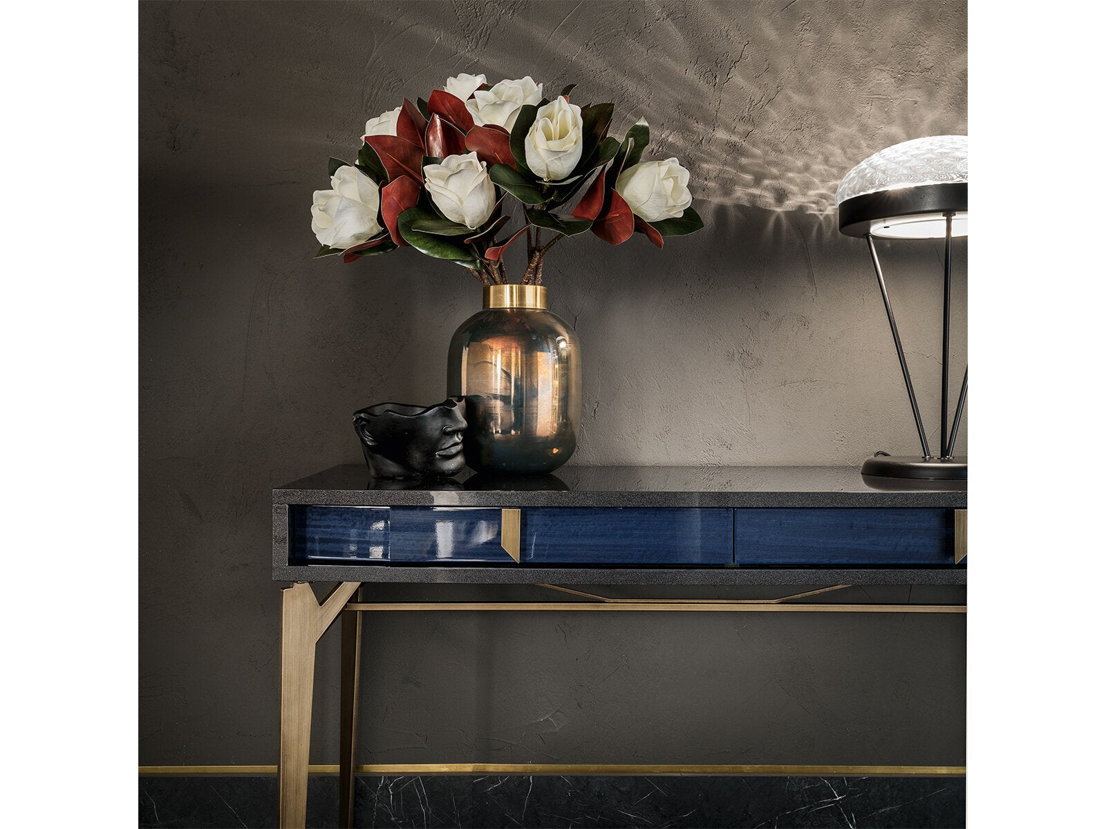 Oceanum Desk in Blue - Canal Furniture