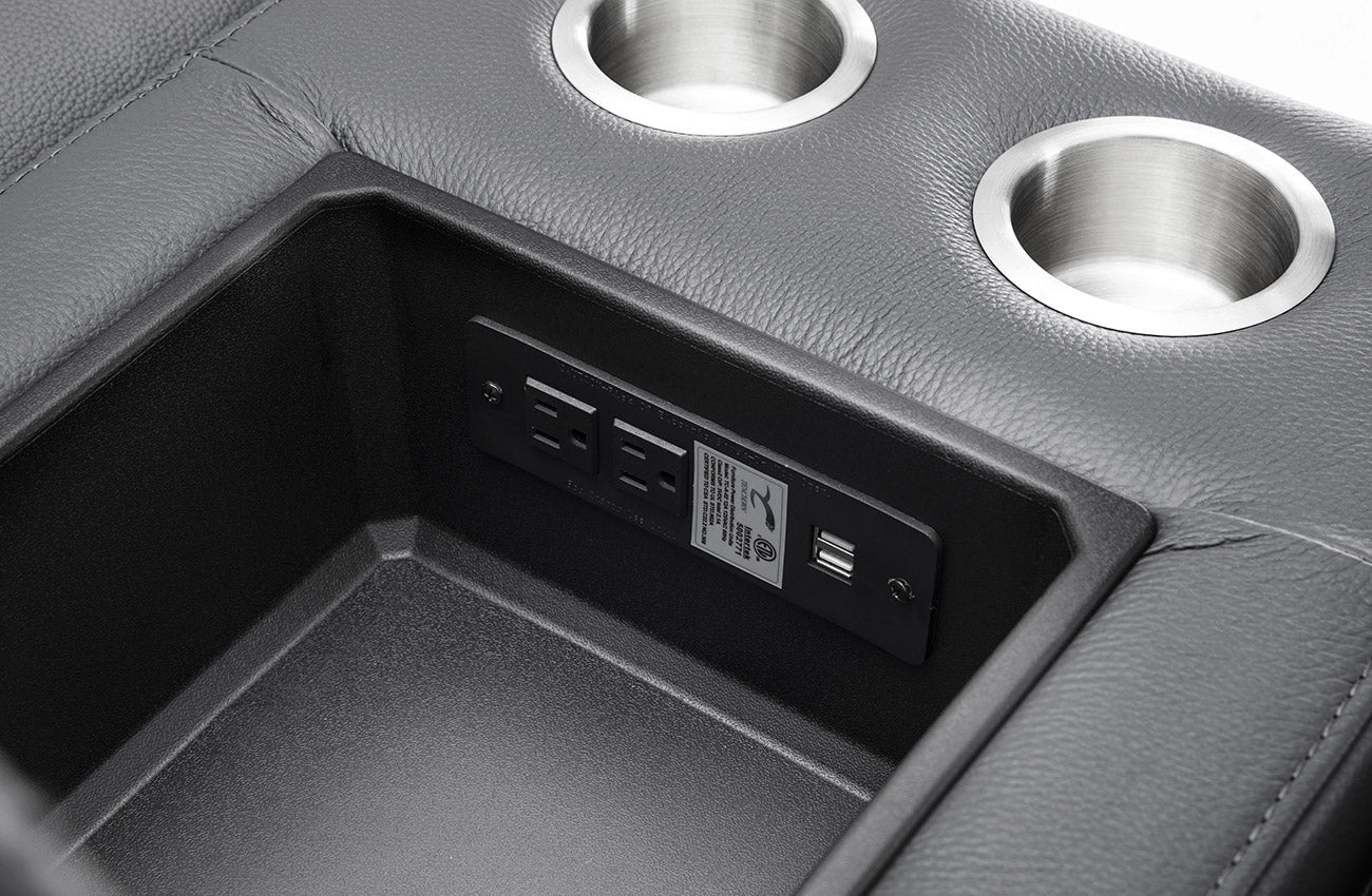 Picasso Motion Sectional in Black | J&M Furniture - Canal Furniture