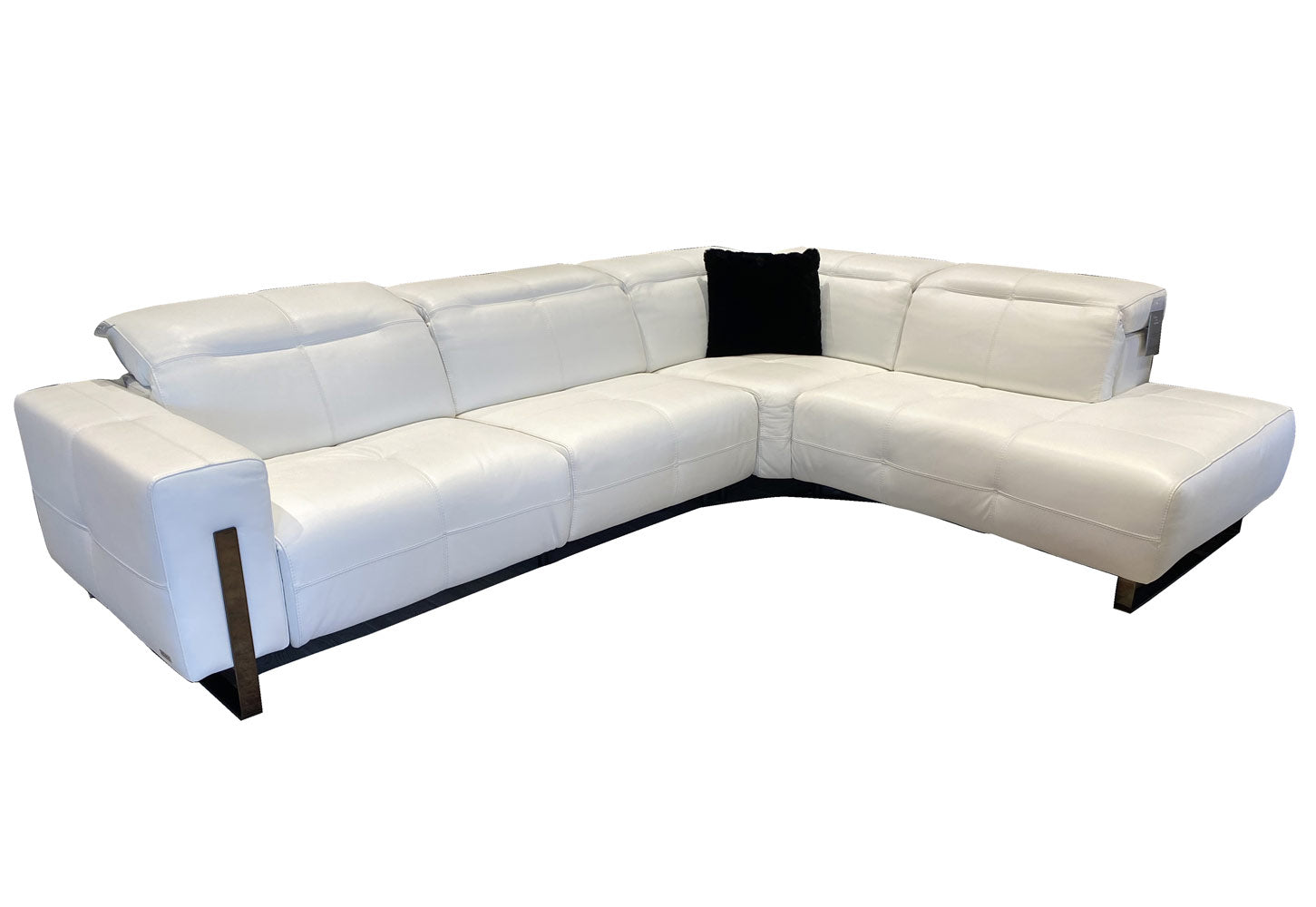 Plaza Sectional in White | J&M Furniture - Canal Furniture