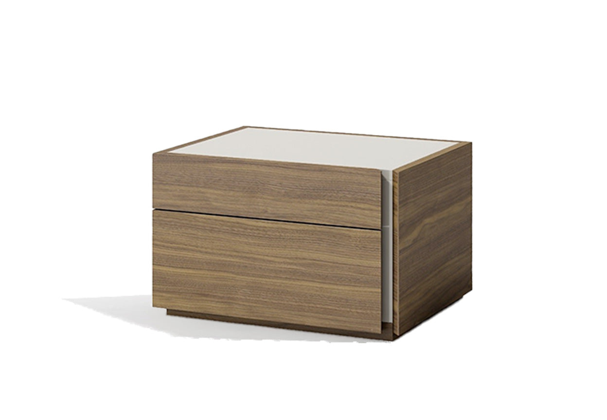 Porto Nightstand in Walnut - Canal Furniture