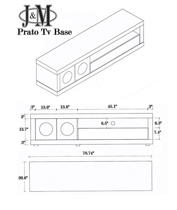 Prato TV Base | J&M Furniture - Canal Furniture