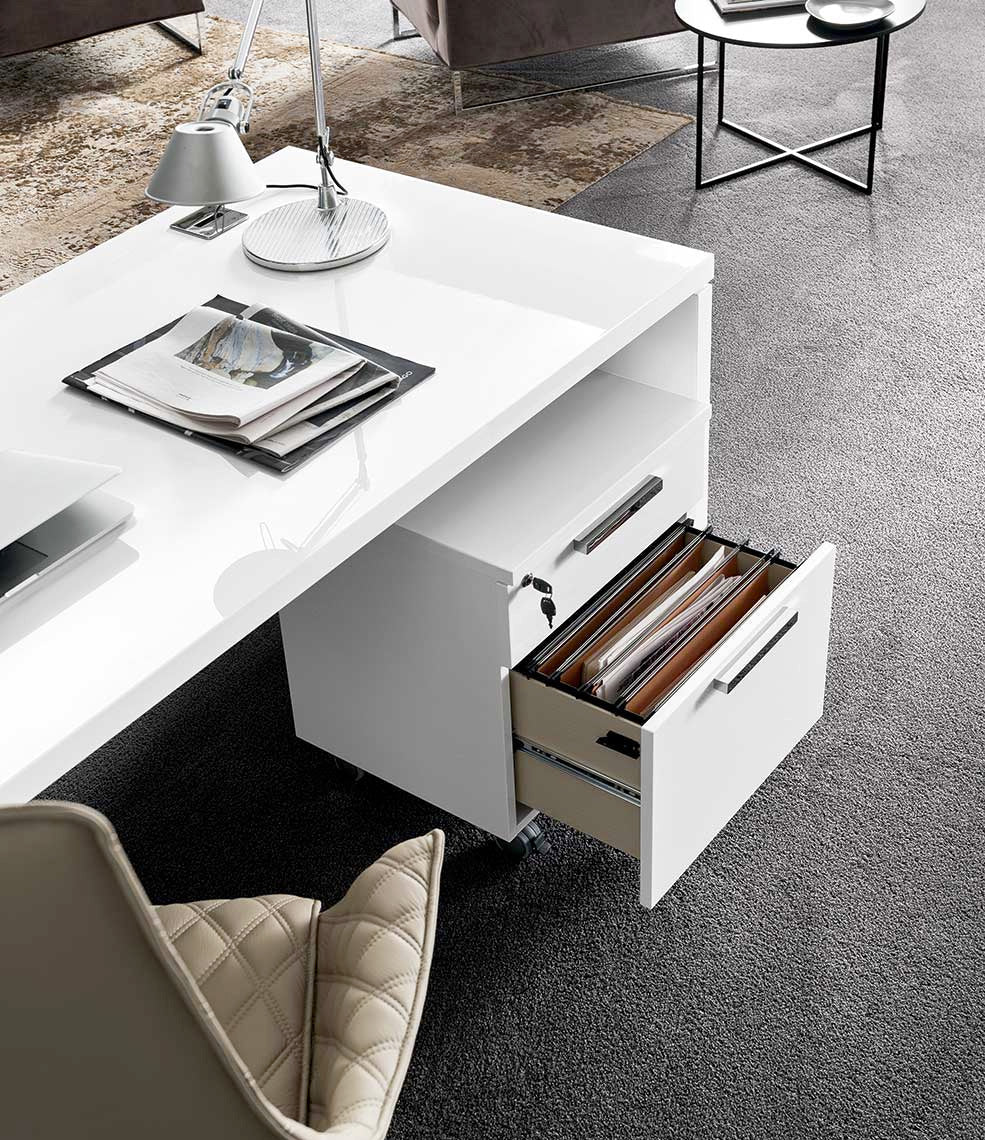 Sedona 2-Drawer File Pedestal on Wheels - Canal Furniture