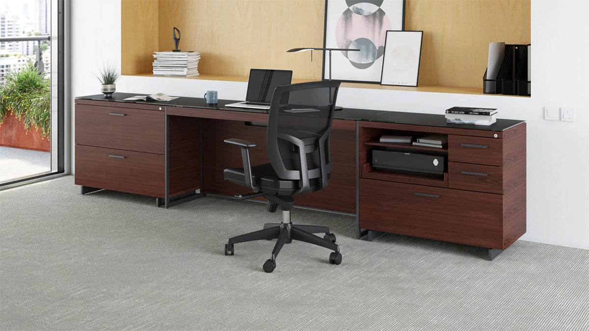 Sequel 6151 Height Adjustable Standing Desk - 60"x24" | BDI Furniture - Canal Furniture
