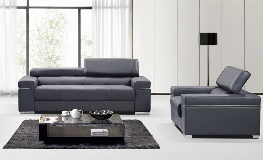 Soho Sofa Collection in Grey | J&M Furniture - Canal Furniture