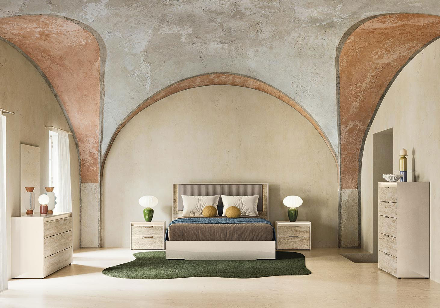 Tullia Upholstered Bed | Alf Italia - Canal Furniture