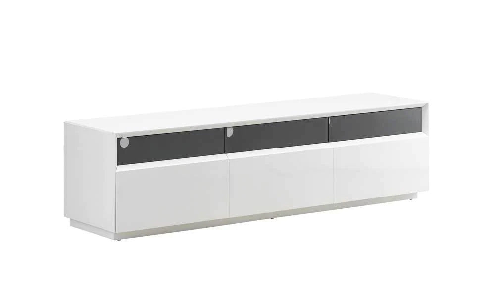 TV Stand 023 in White High Gloss | J&M Furniture - Canal Furniture