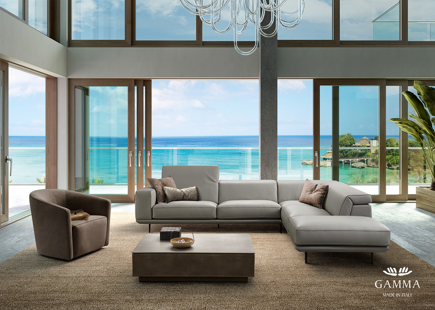 Denny Leather Sofa | Gamma – ItalMod Furniture