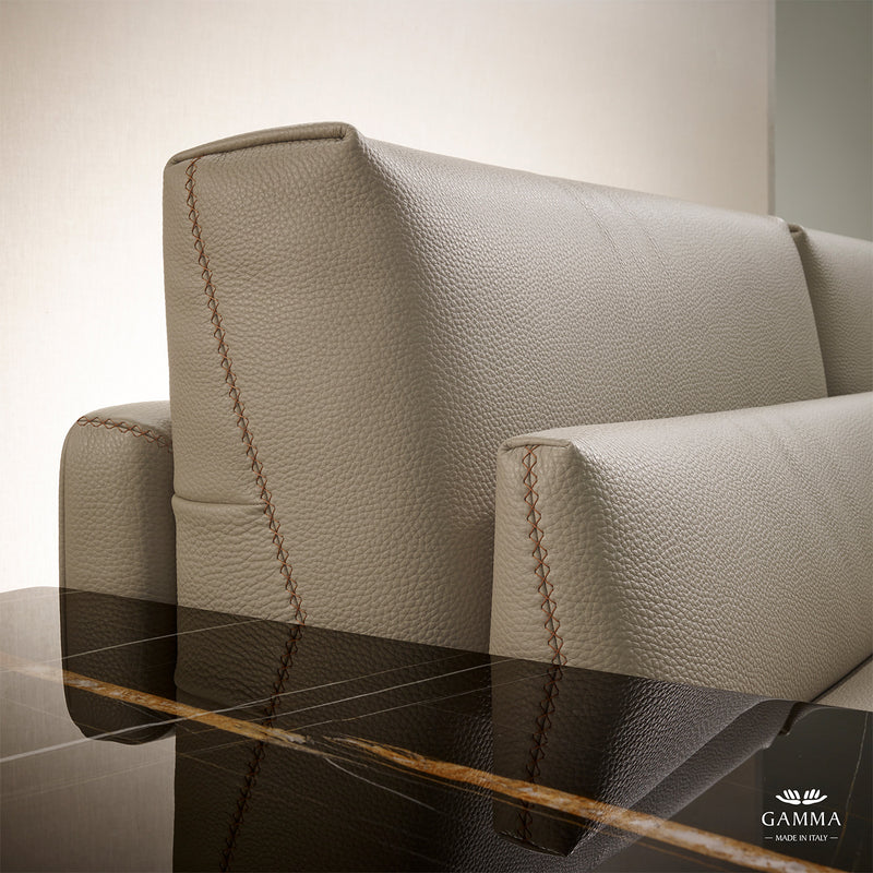 Newport Leather Sofa | Gamma