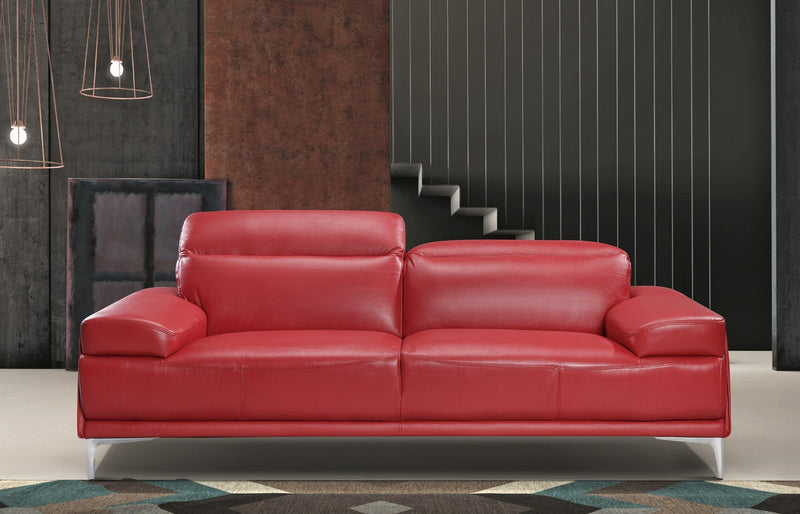 Nicolo Sofa Collection In Red | J&M Furniture