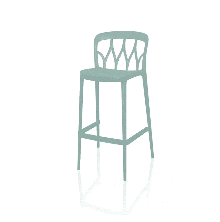 Bontempi Casa Dining Chair Galaxy Barstool by Archirivolto 34.61