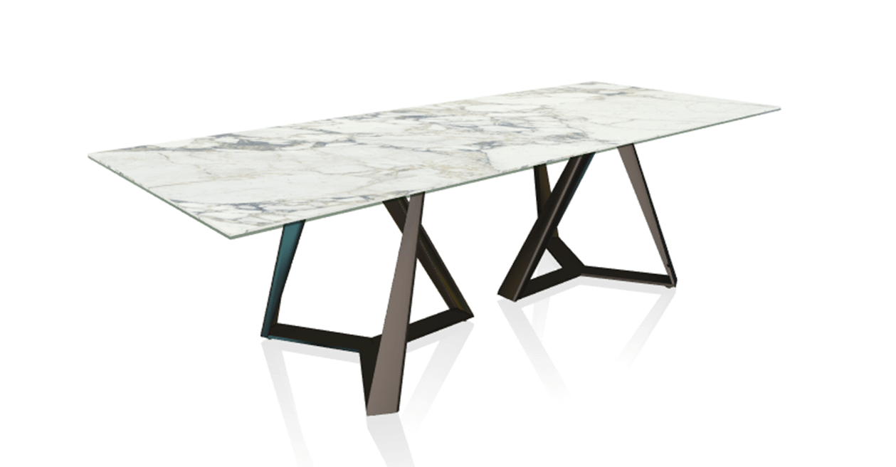 Bontempi Casa Table Millennium XXL Marble Table 20.97