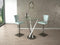 Elite Modern Kitchen & Dining Tables 394P Crystal Pub Table