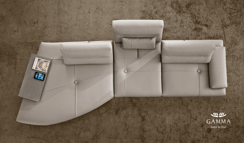 Smart Sectional Leather Sofa | Gamma