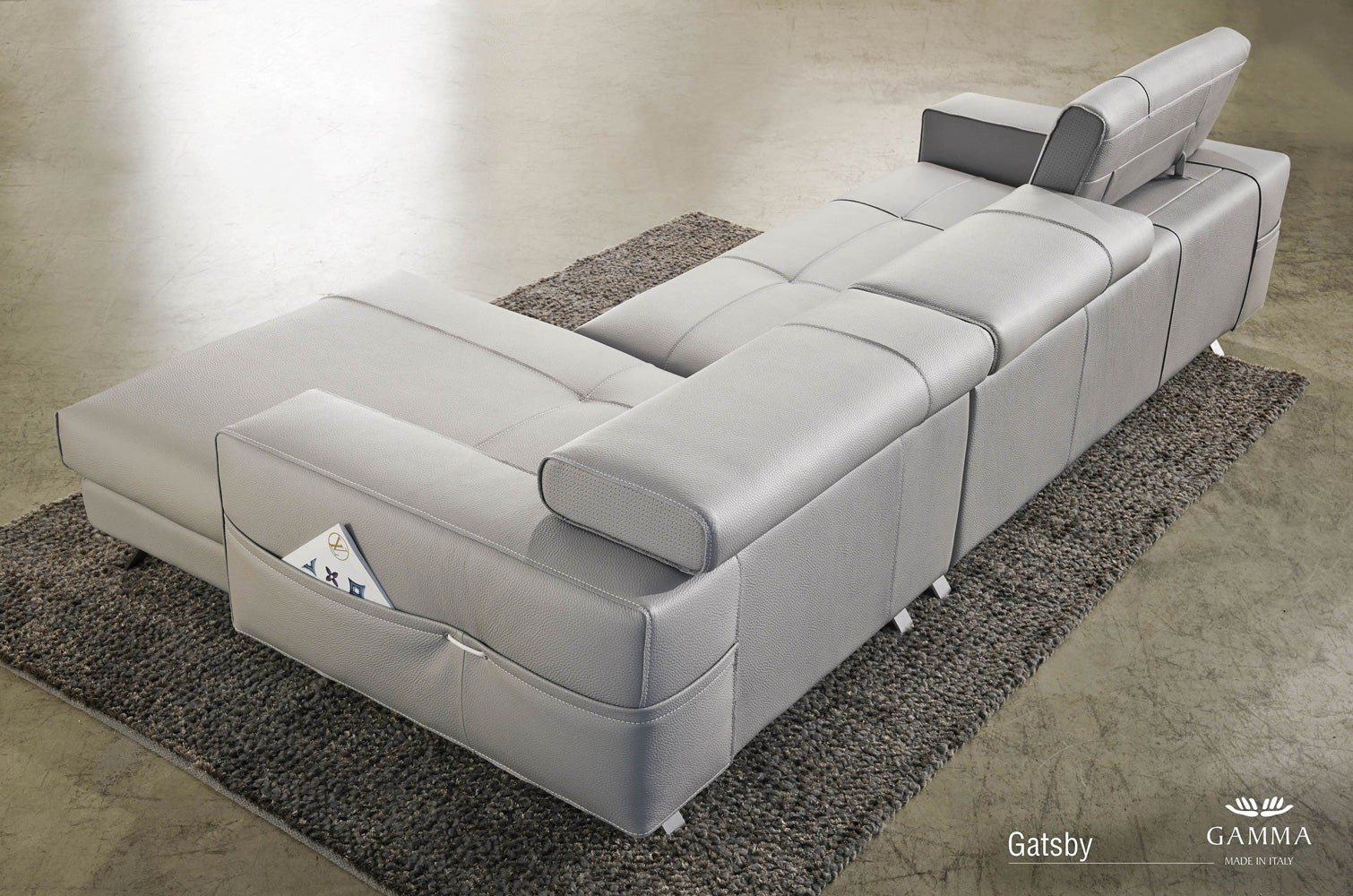 Gatsby Leather Sofa | Gamma – ItalMod Furniture