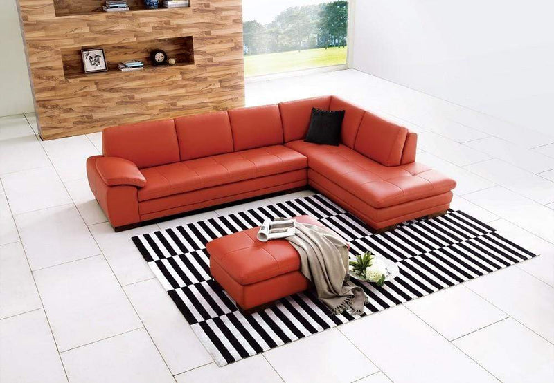 J and M Furniture Couches & Sofa 625 - Miami Premium Leather Sectional