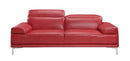 J and M Furniture Couches & Sofa Nicolo Sofa Collection In Red