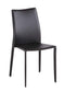J and M Furniture Kitchen & Dining Tables C031B Dining Chairs In Black (Pair)