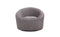 Moon Fabric Chair in Dark Grey | J&M Furniture
