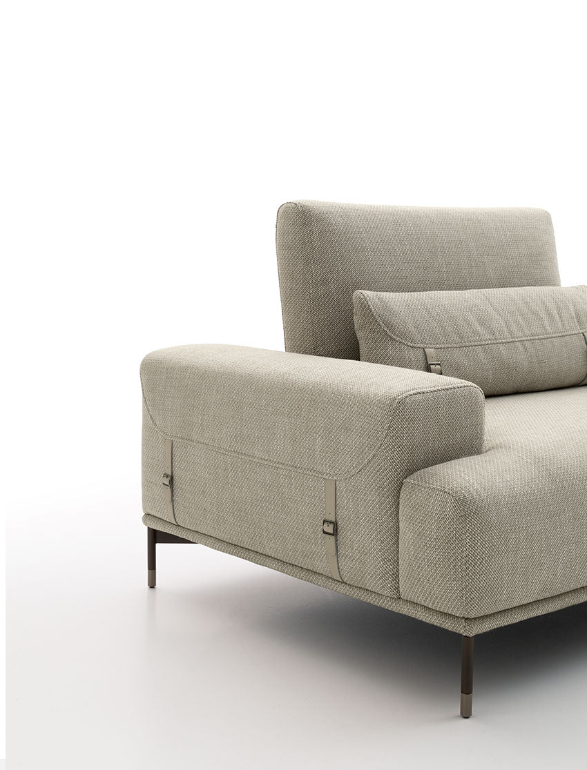 Sirio Leather Sectional | Nicoline Italia