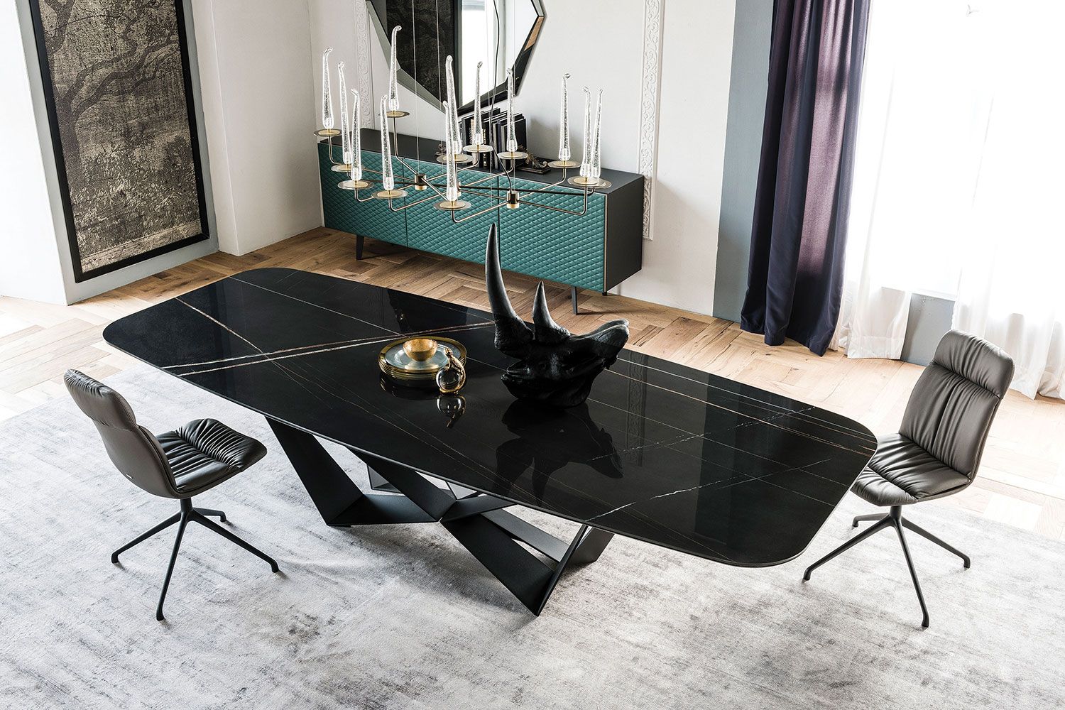 Skorpio Keramik Dining Table | Cattelan Italia – ItalMod Furniture